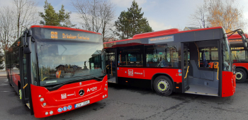 Autobusy příbramské MHD. Foto: archiv města