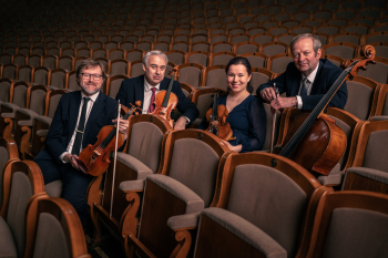 České filharmonické kvarteto letos slaví 25 let, v rámci HFAD vystoupí v třebském kostele Nanebevzetí Panny Marie. 