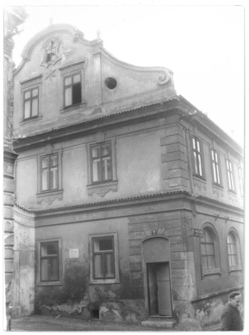 Gabischův dům v Dlouhé v roce 1968. Zdroj: Zdroj: SOkA Příbram