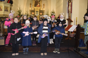 Hráči na ukulele. Foto: ZŠ BH