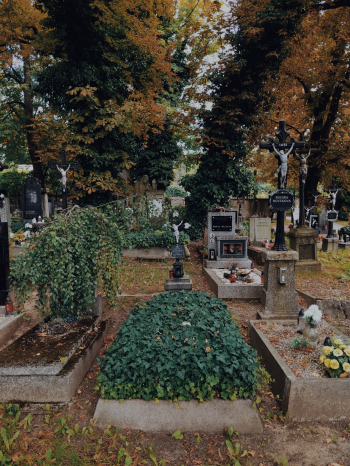 Hrob Josefa Bosáčka na příbramském hřbitově