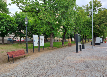 Jiráskovy sady po rekonstrukci. Foto: Eva Švehlová