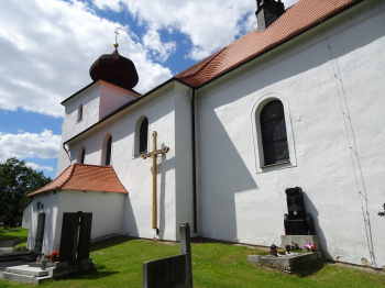 Kamýk nad Vltavou: Kostel narození Panny Marie, foto: J. Hodrment