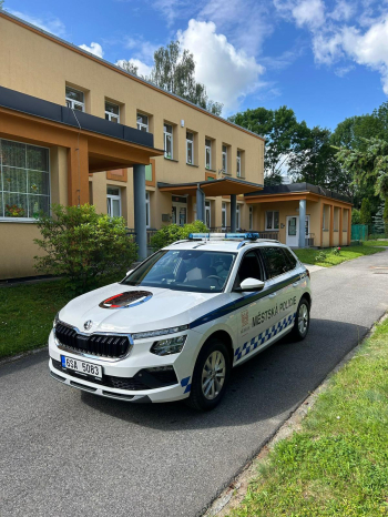 Městská policie Příbram využívá tři takto označená služební vozidla. Foto: MP Příbram