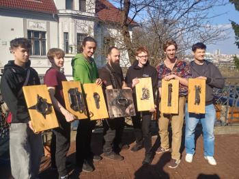 Mojmír Vavruška - 4. zleva, foto: WŠ Příbram