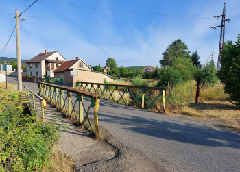 Nový most spojuje Březové Hory a Staré Podlesí. - před rekonstrukcí