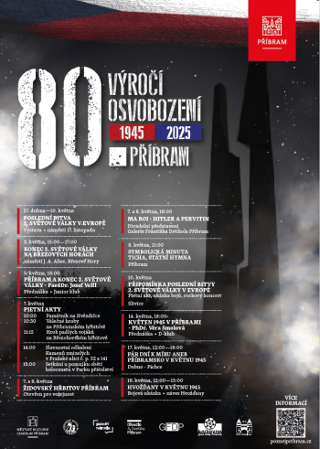 Plakát - 80. výročí osvobození