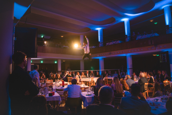 Slackline Show na letošním galavečeru. Foto: Sportovec roku 2025