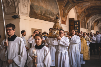 Svatá Hora letos oslaví 294. výročí Korunovace milostné sošky Panny Marie Svatohorské. Foto: Svatá Hora